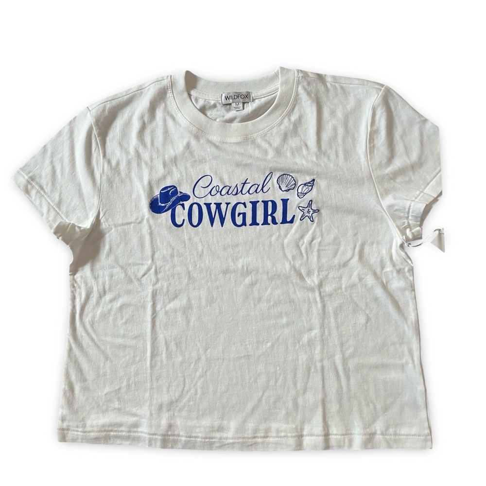 Wildfox "Coastal Cowgirl" Tee Shirt Sz M NWT MSRP $62.00